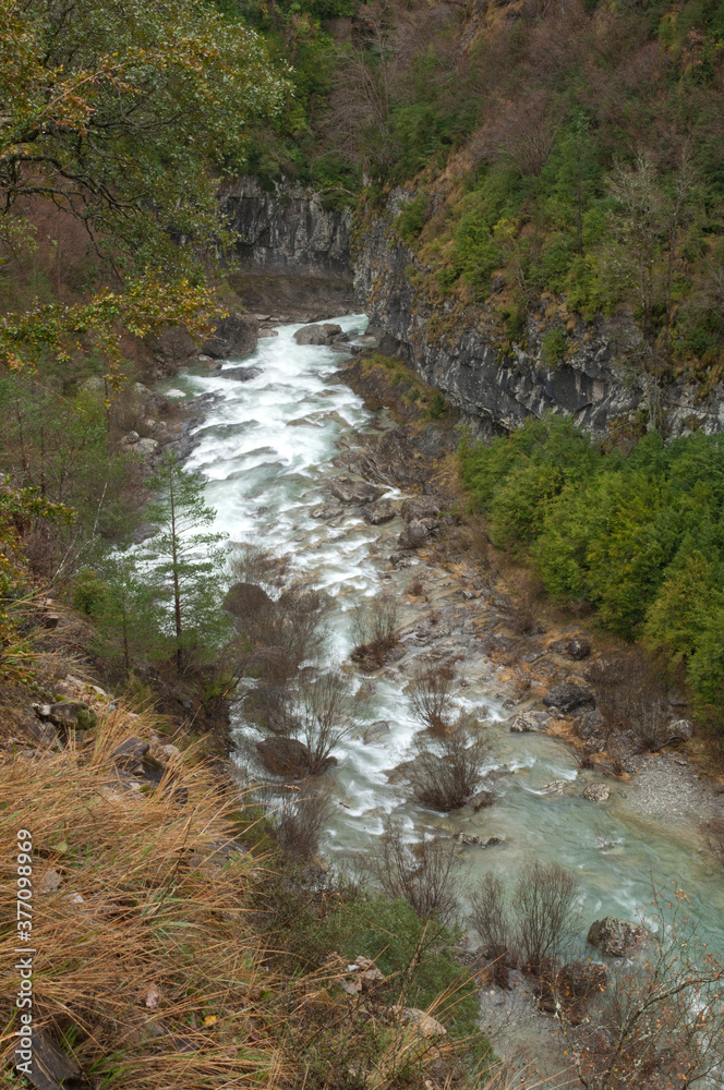 Bellos River in the Ordesa and Monte Perdido National Park.