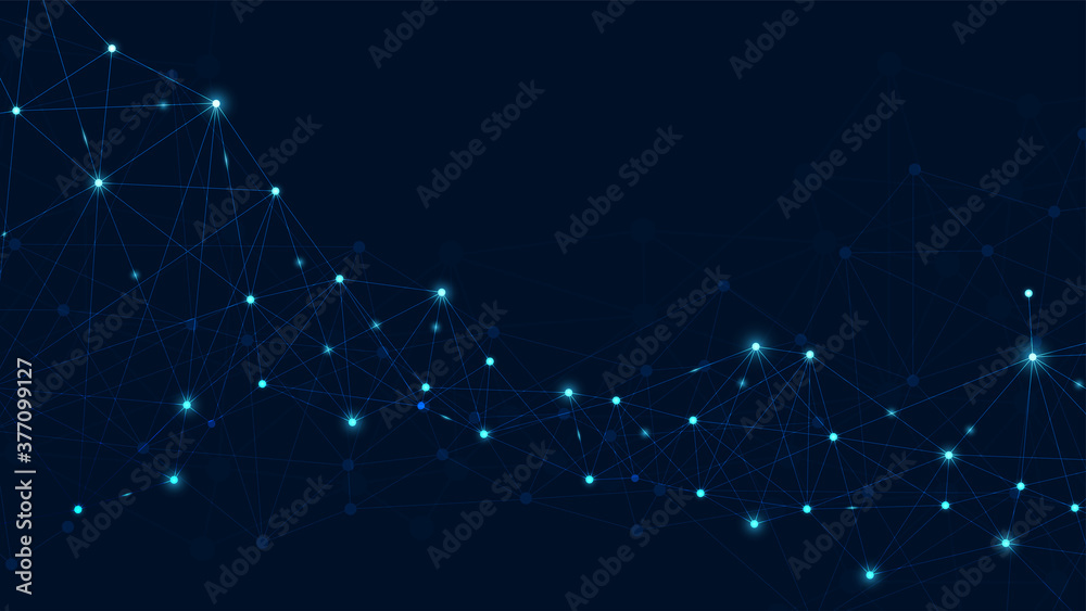 Abstract plexus technology futuristic network with blue background. Vector illustration Abstract plexus technology futuristic network with blue background. Vector illustration