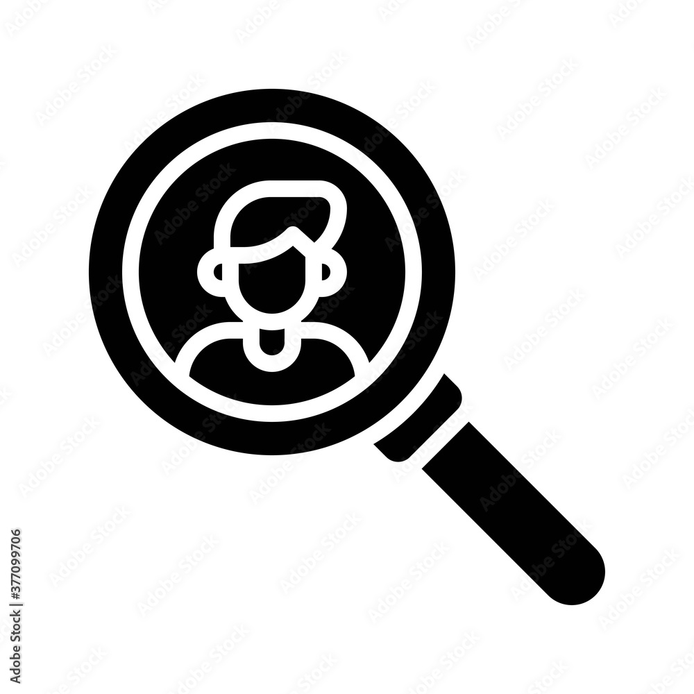 election related character in magnifying glass or find persons for vote vector in solid design, election related character in magnifying glass or find persons for vote vector in solid design,
