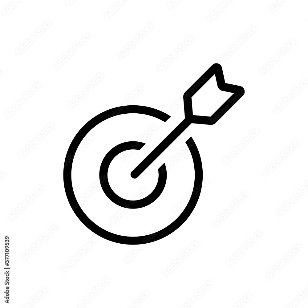 Target icon. One of set web icons. Target icon. One of set web icons.