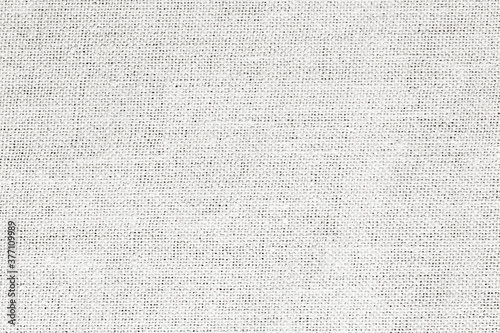 White fabric texture. Fiber structure background. Vintage canvas pattern.