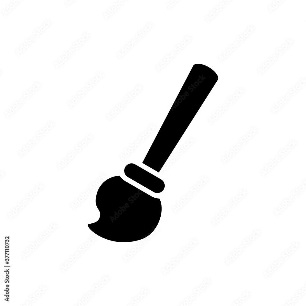 brush icon. One of set web icon brush icon. One of set web icon