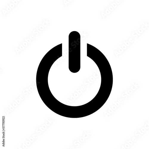 power icon. One of set web icon