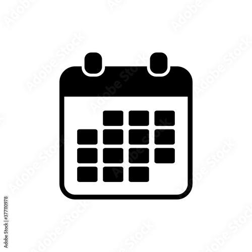 Calendar icon. One of set web icon