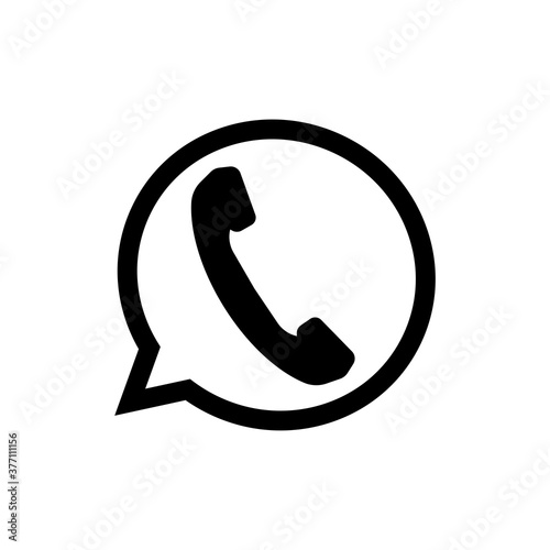 speech icon. One of set web icon