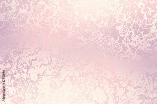 Light pink streaks formless pattern on transparent shiny background. Luxury glowing texture. Decorative abstract illustration. © avextra