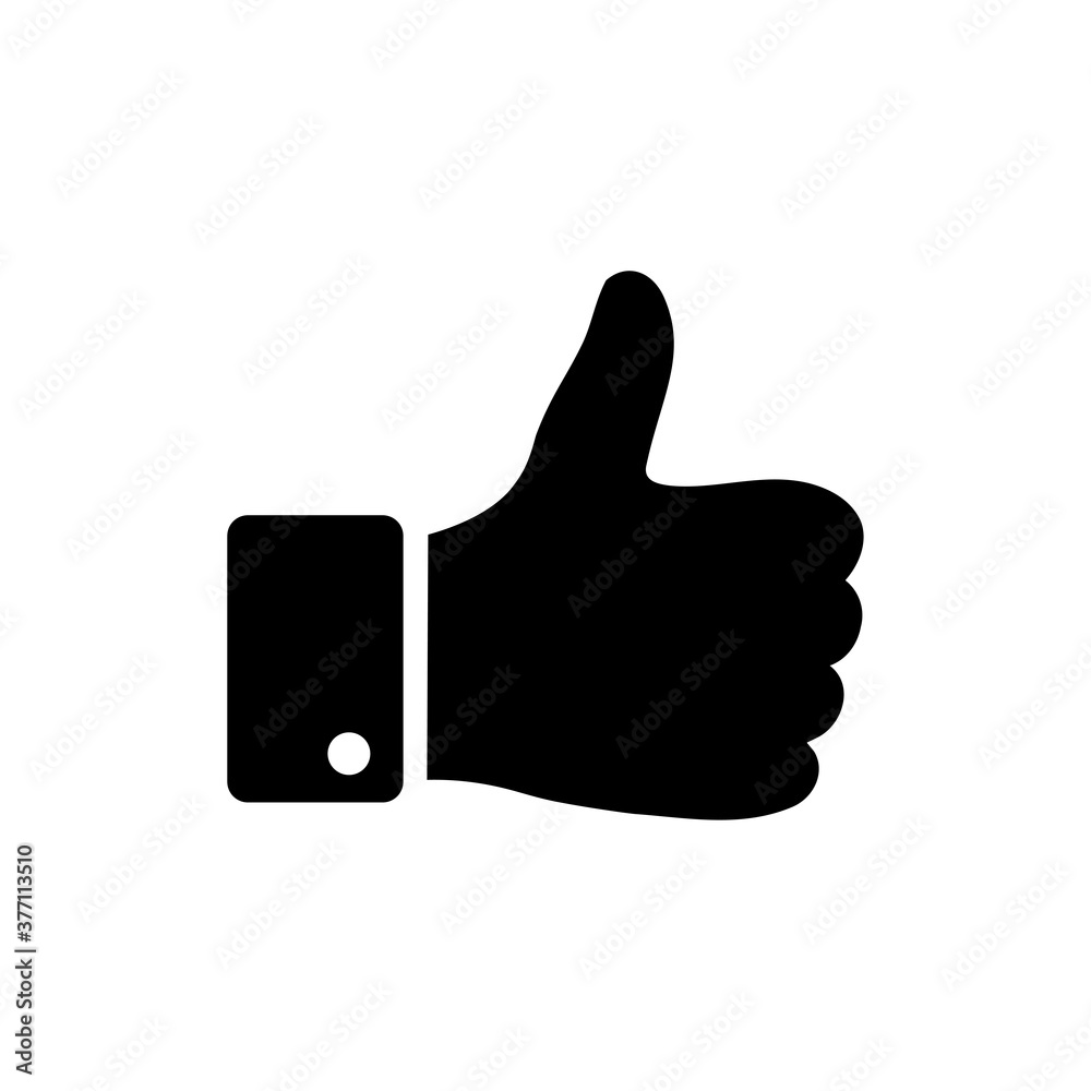 like icon vector. One of set web icon like icon vector. One of set web icon