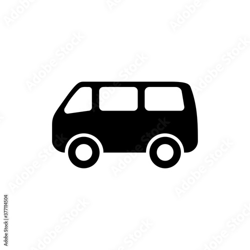 minivan icon. One of set web icon