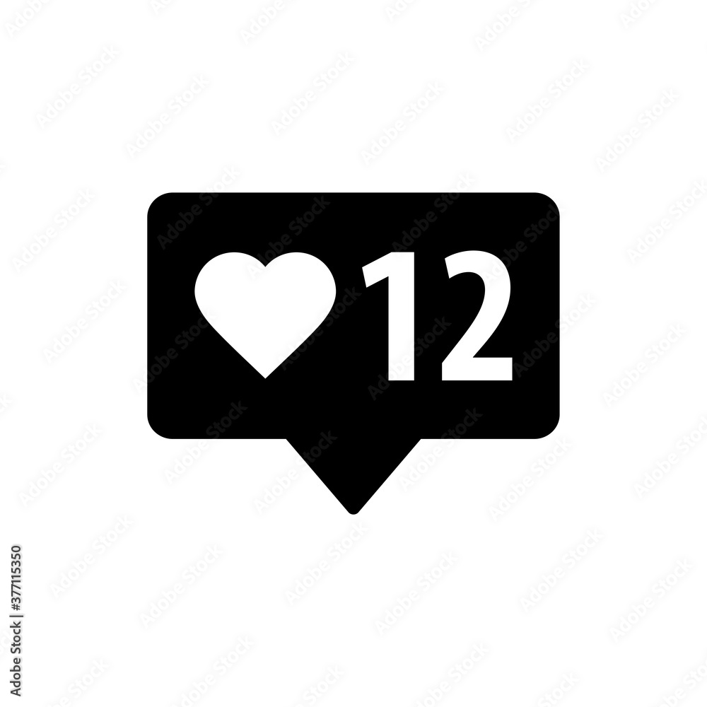 Like, follower icon. One of set web icons. Like, follower icon. One of set web icons.