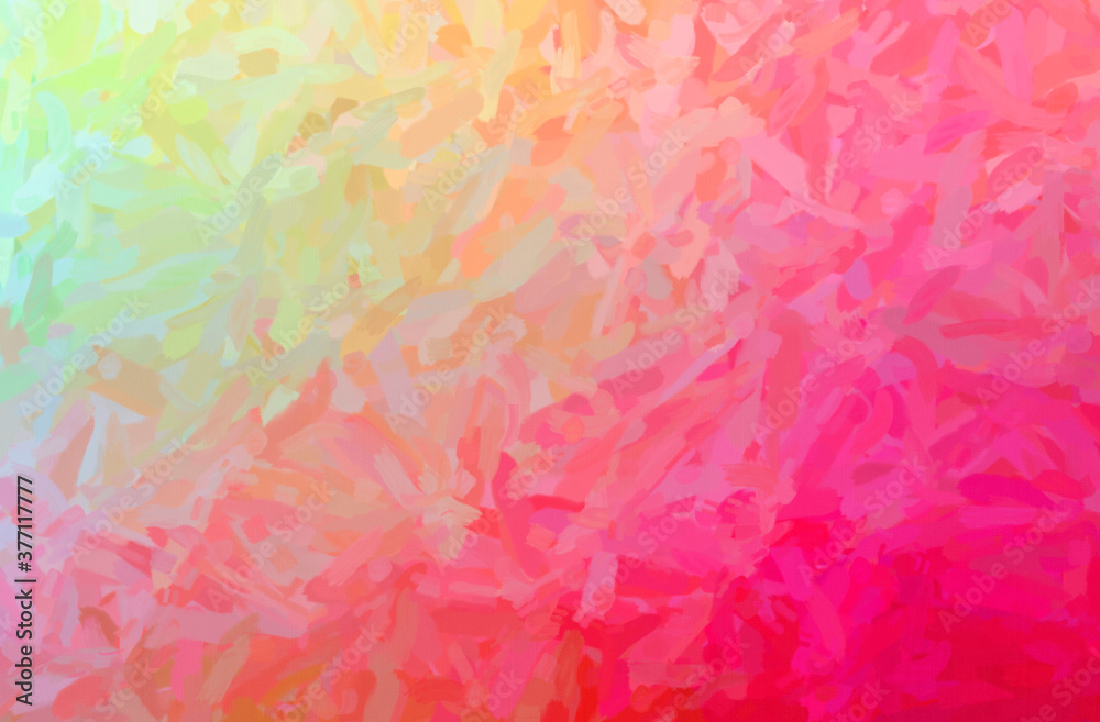 Fototapeta premium Abstract illustration of red Impressionist Impasto background
