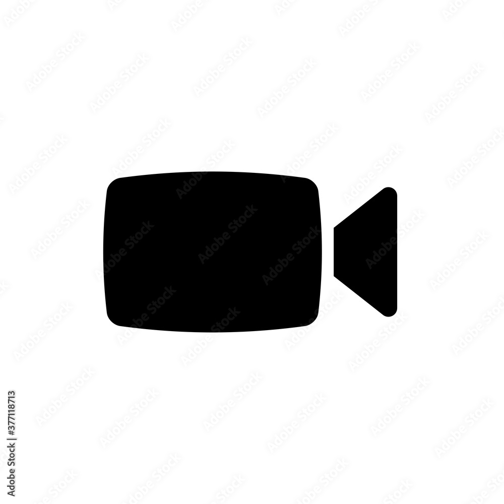 video camera icon. One of set web icon