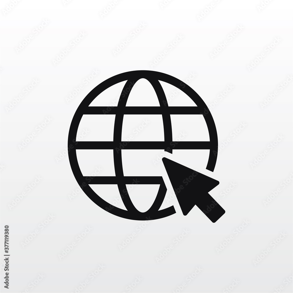 Go to Web icon vector . network sign Go to Web icon vector . network sign