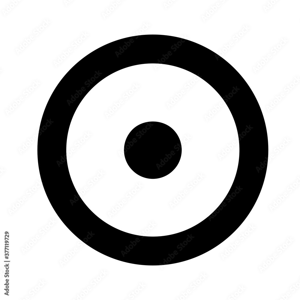 Record button solid icon for design website or graphic Record button solid icon for design website or graphic