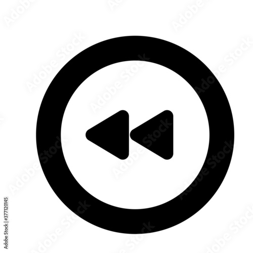 skip button solid icon for design website or graphic