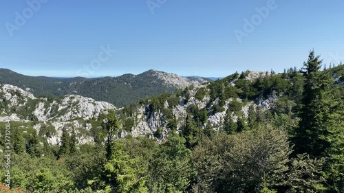 Northern Velebit national park in Croatia landscape photo