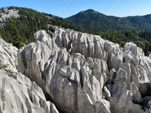 Northern Velebit national park in Croatia landscape photo