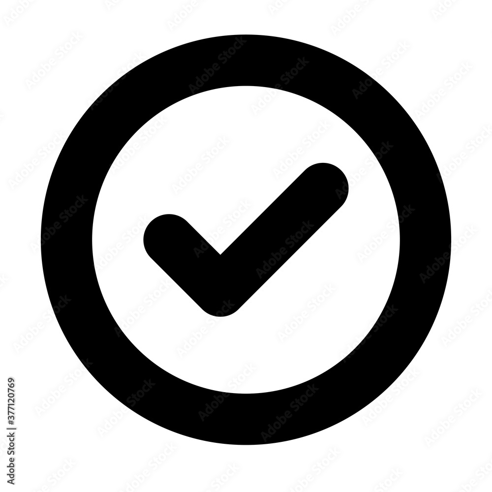 check mark button solid icon for design website or graphic check mark button solid icon for design website or graphic