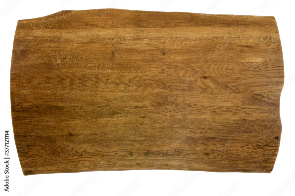 Exclusive home table, solid wood slab, wood texture background.