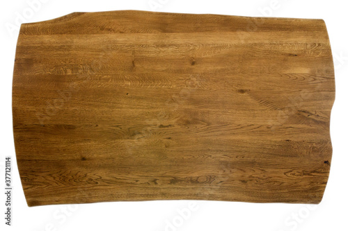 Exclusive home table, solid wood slab, wood texture background.