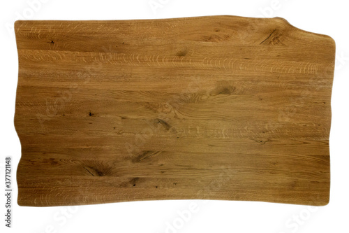 Exclusive home table, solid wood slab, wood texture background.