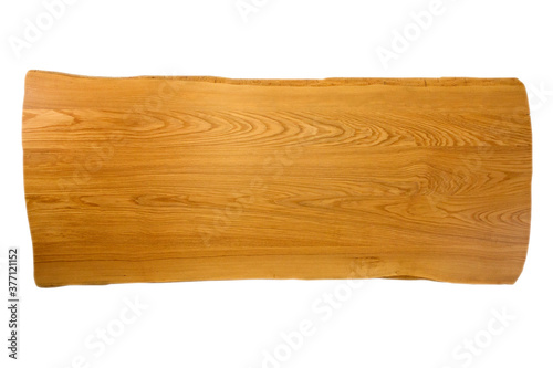 Exclusive home table, solid wood slab, wood texture background.