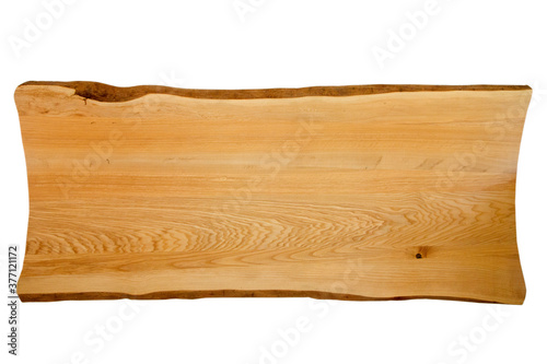 Exclusive home table, solid wood slab, wood texture background.