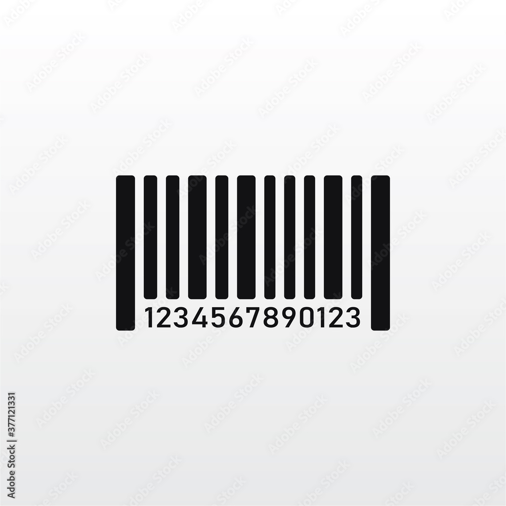 bar code icon vector . Barcode sign bar code icon vector . Barcode sign