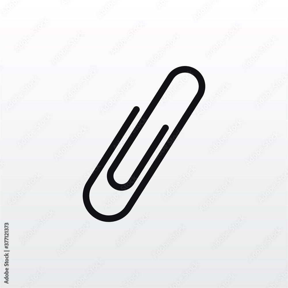 Paper clip icon vector eps 10 Paper clip icon vector eps 10