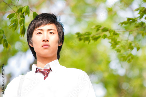 男子高校生ポートレート