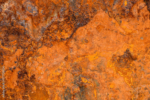 Background of rusty steel