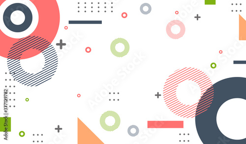 Memphis abstract background design