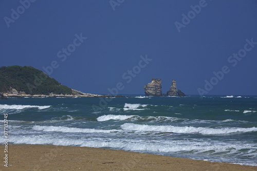 Jinshan Candlestick Island coast photo