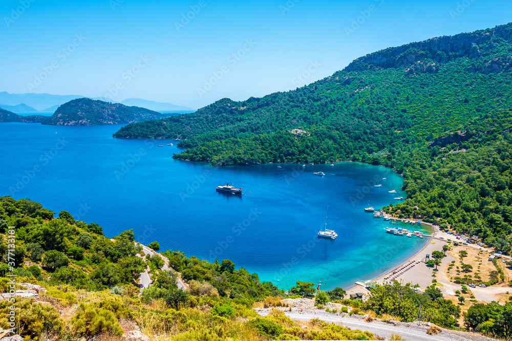 Sarsala Bay in Dalaman Town of Turkey Sarsala Bay in Dalaman Town of Turkey