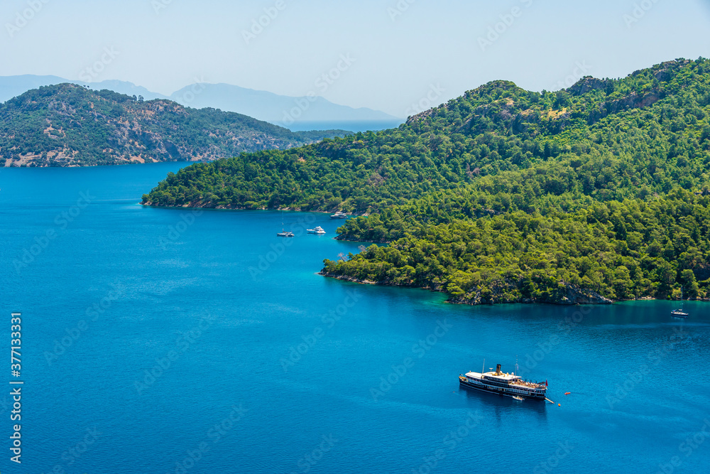 Sarsala Bay in Dalaman Town of Turkey