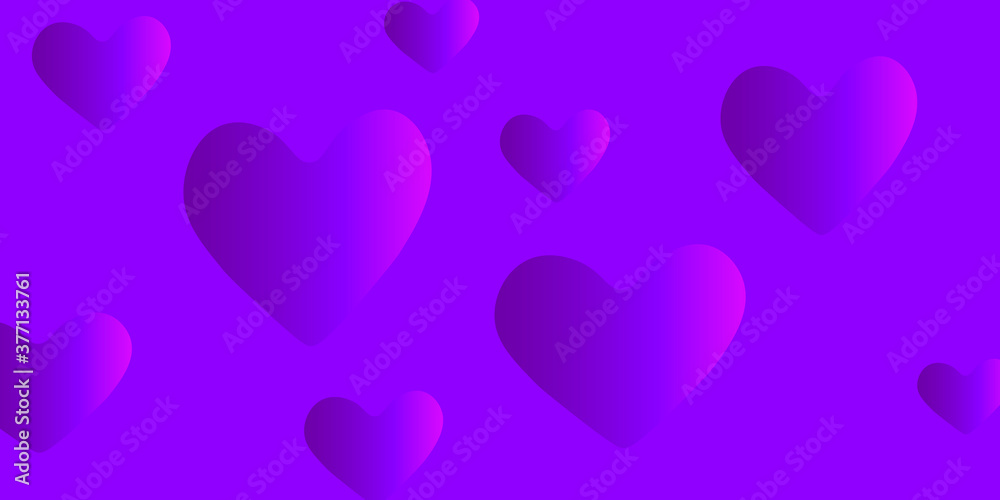 Abstract love background, vector illustration