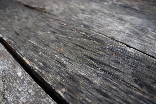 Beautiful old crack gray wooden background