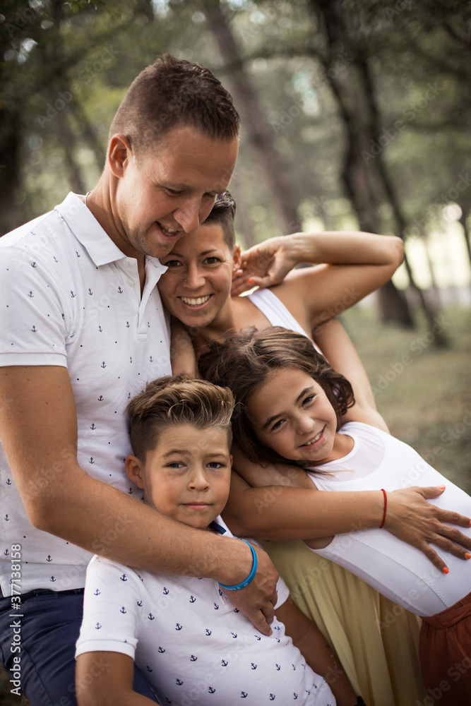Family with two kids Family with two kids