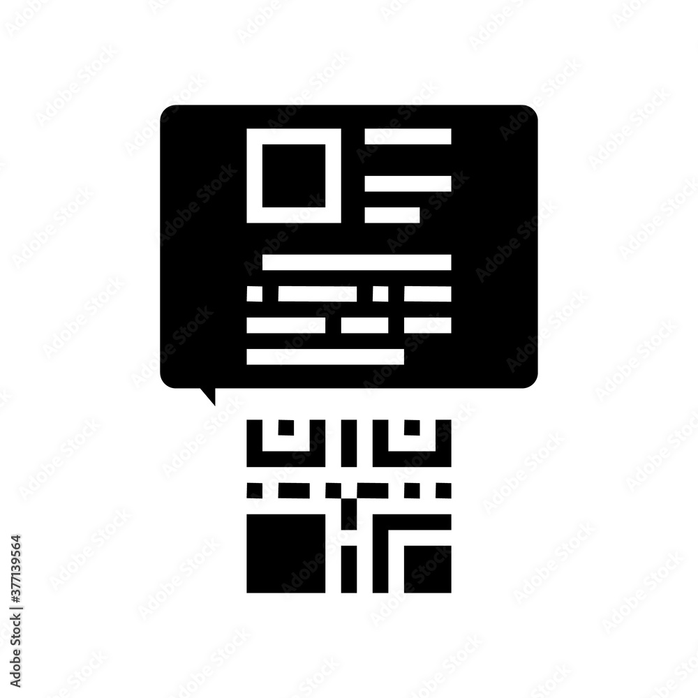 qr code for find product glyph icon vector. qr code for find product sign. isolated contour symbol black illustration qr code for find product glyph icon vector. qr code for find product sign. isolated contour symbol black illustration