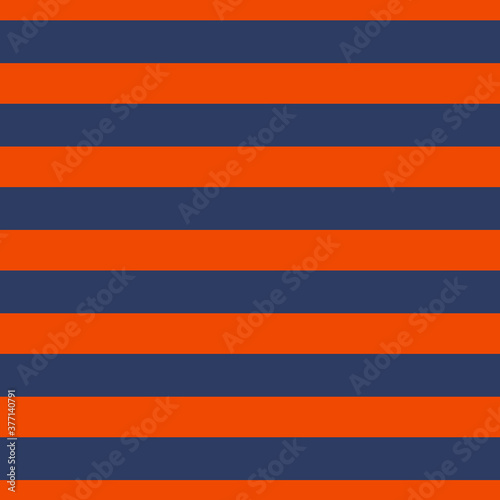 Autumn seamless striped patterns. Endless texture for wallpaper, background, wrapping. halloween and thanksgiving ornament. Orange and blue colors.