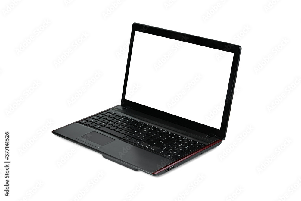 computer laptop isolated on white background ,include clipping path computer laptop isolated on white background ,include clipping path