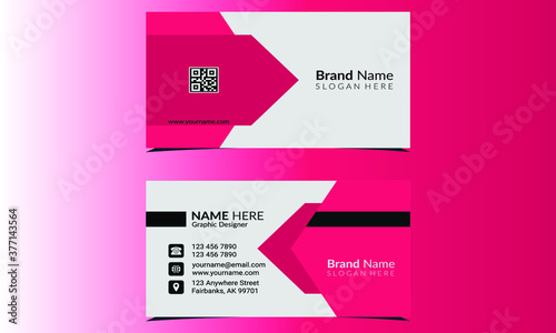 Creative, Clean and Visit Business Card Template