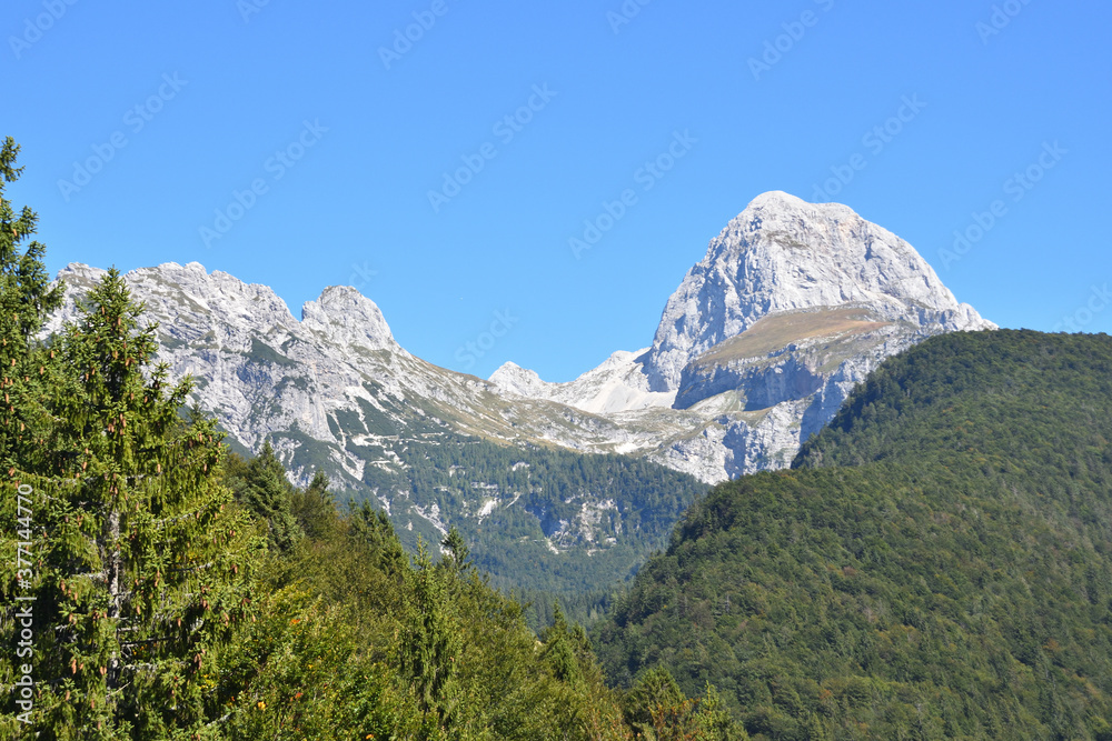 Fototapeta premium Auf dem Predilpass in Slowenien 