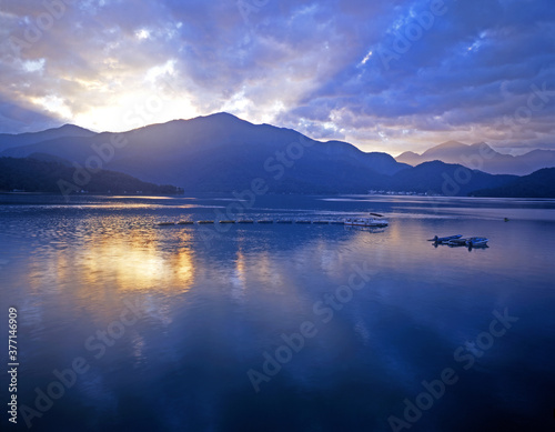 Taiwan Nantou Sun Moon Lake dawn
