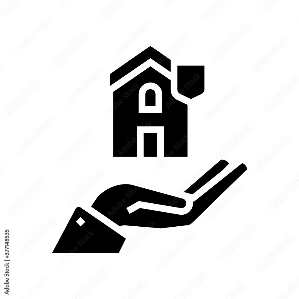 home security glyph icon vector. home security sign. isolated contour symbol black illustration home security glyph icon vector. home security sign. isolated contour symbol black illustration