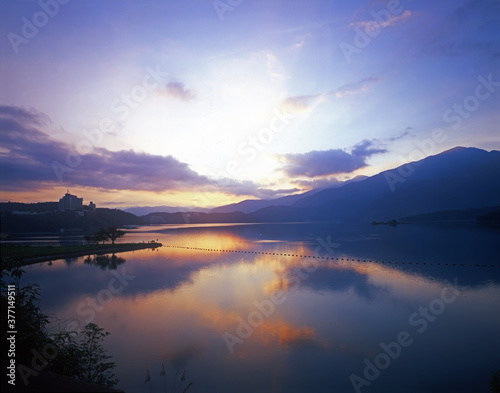 Taiwan Nantou Yuchi Sun Moon Lake Dawn