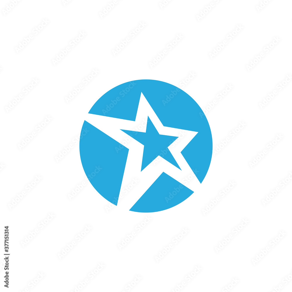 Star logo template vector icon illustration Star logo template vector icon illustration