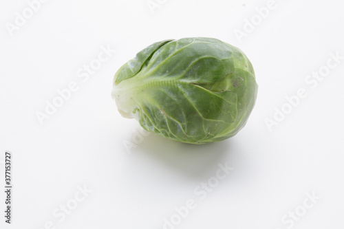 brussells sprouts isolated on white background
