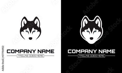 Ilustration vector graphic of  Simple Wolf Head Geometric Style