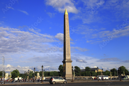 Stele of Place de la Concorde Paris France