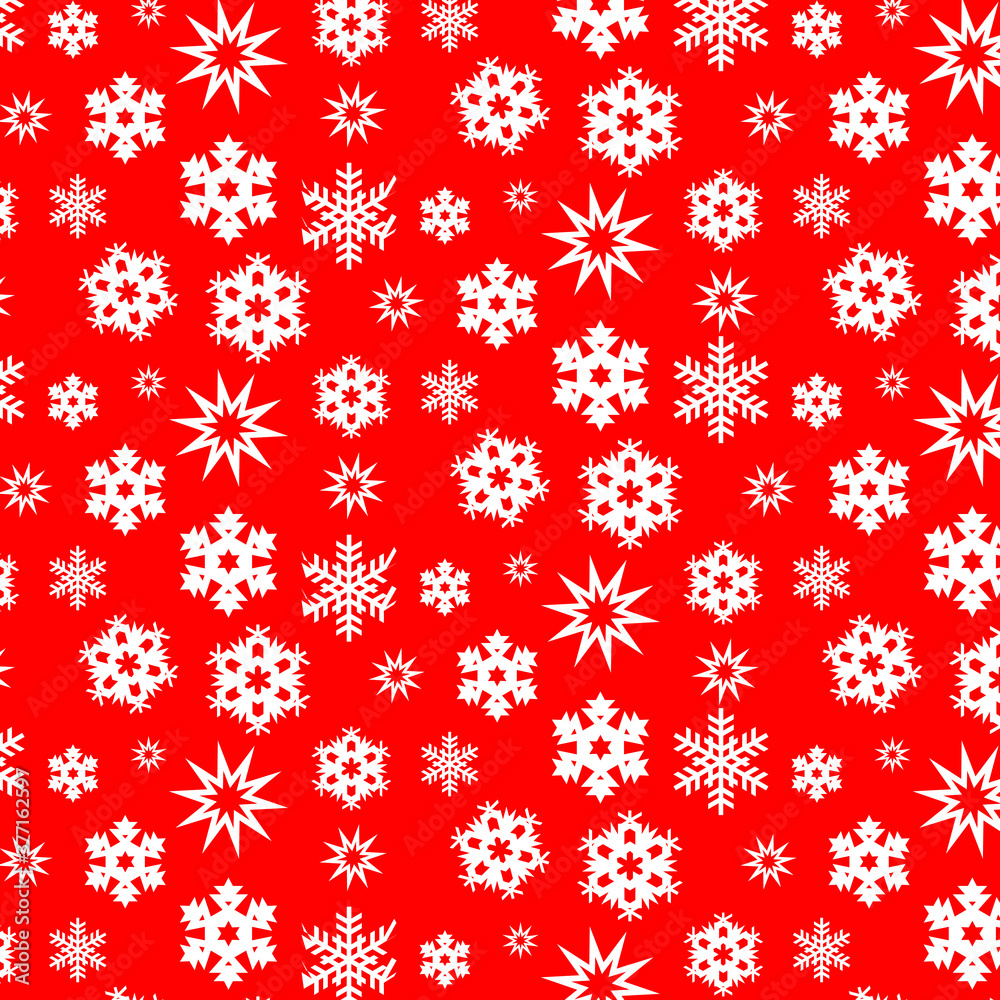 Snowflake cloth fiber pattern vector illustration Snowflake cloth fiber pattern vector illustration